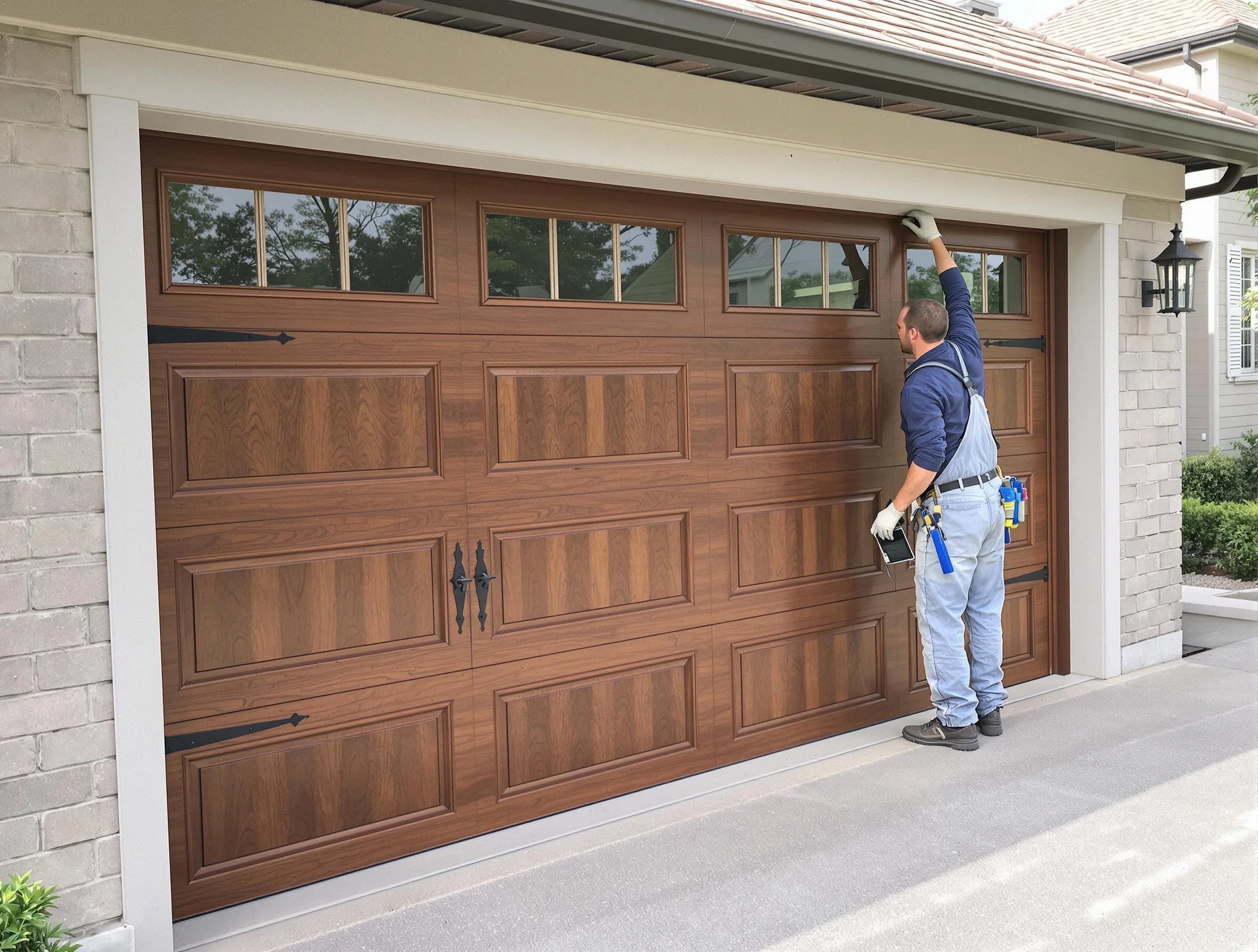 Custom garage door showcase by Ashland Garage Door Repair in Ashland