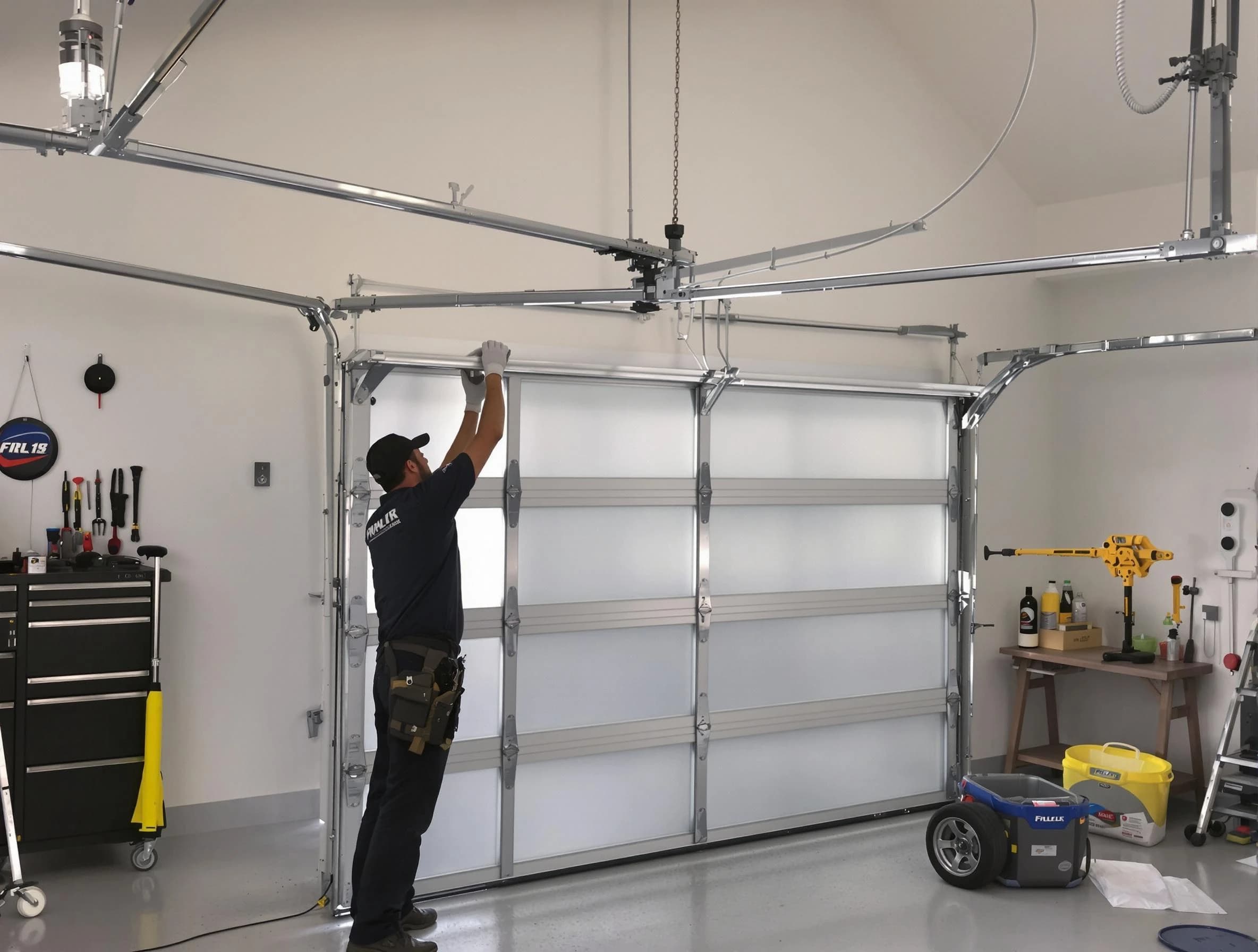 Ashland Garage Door Repair certified team performing precision garage door installation in Ashland