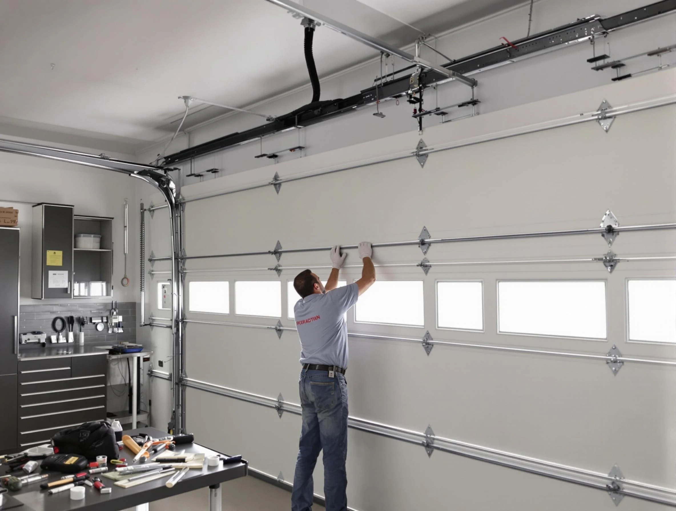 Garage Door Track Repair in Ashland