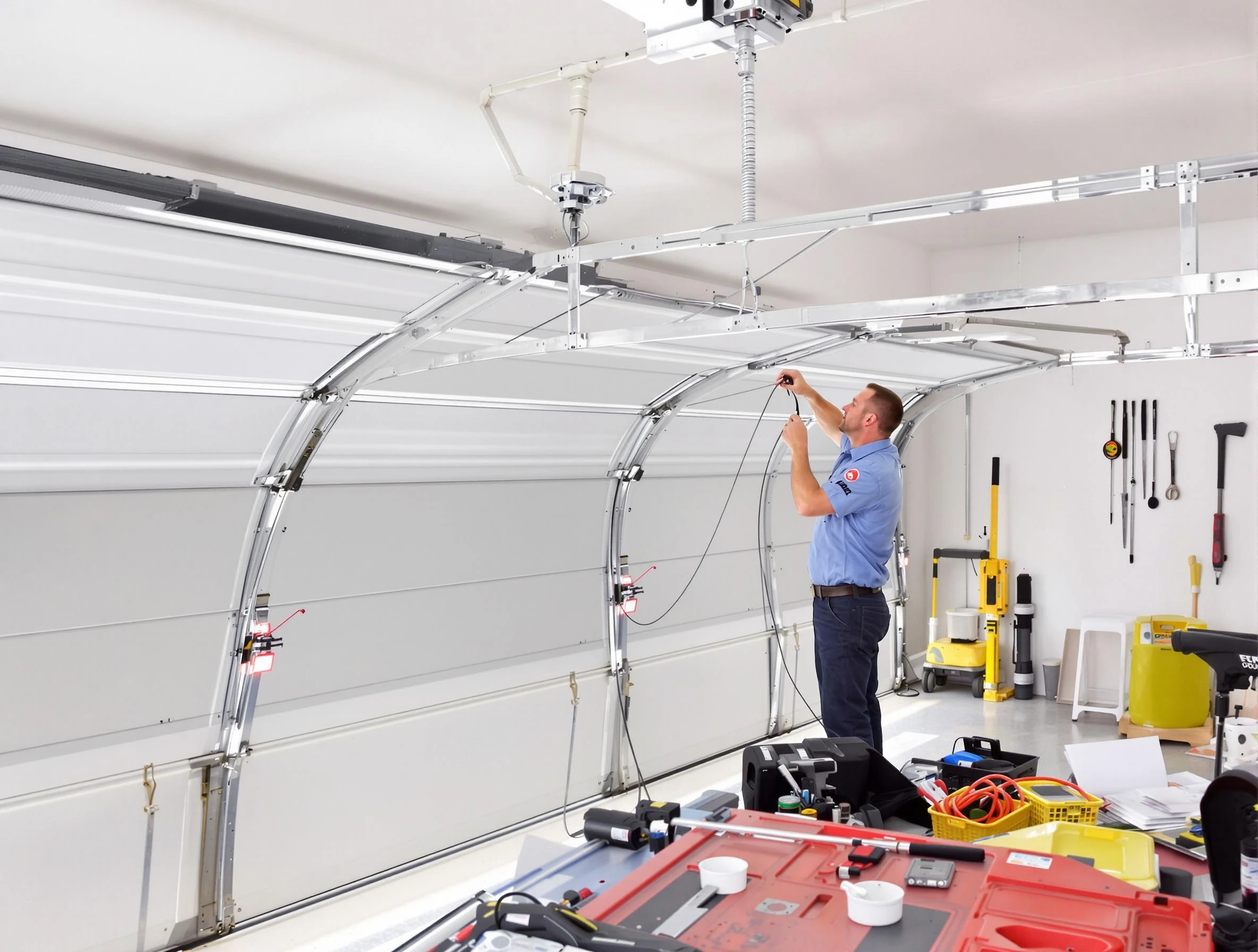 Garage door cable repair service by Ashland Garage Door Repair in Ashland