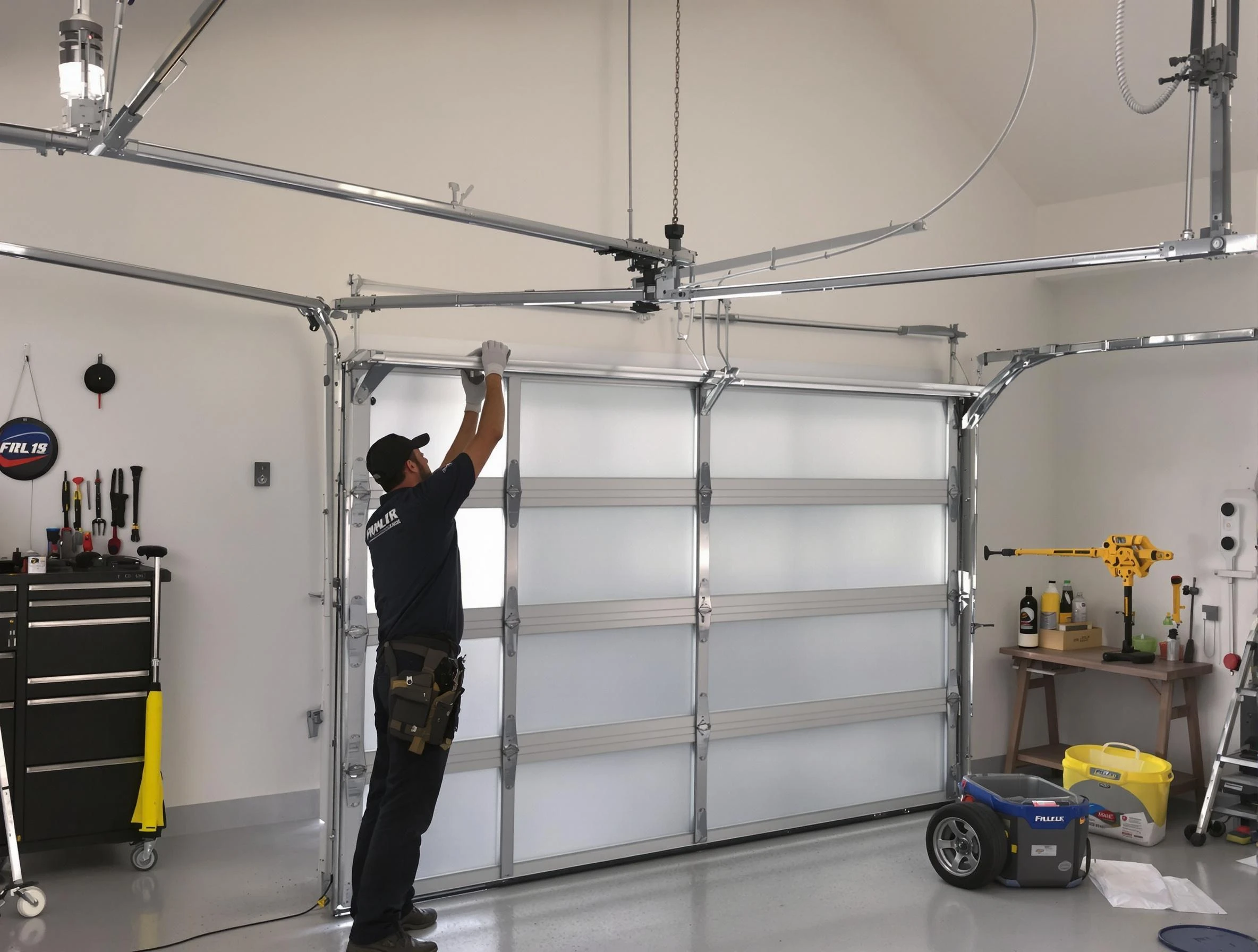 Ashland Garage Door Repair certified team performing precision garage door installation in Ashland
