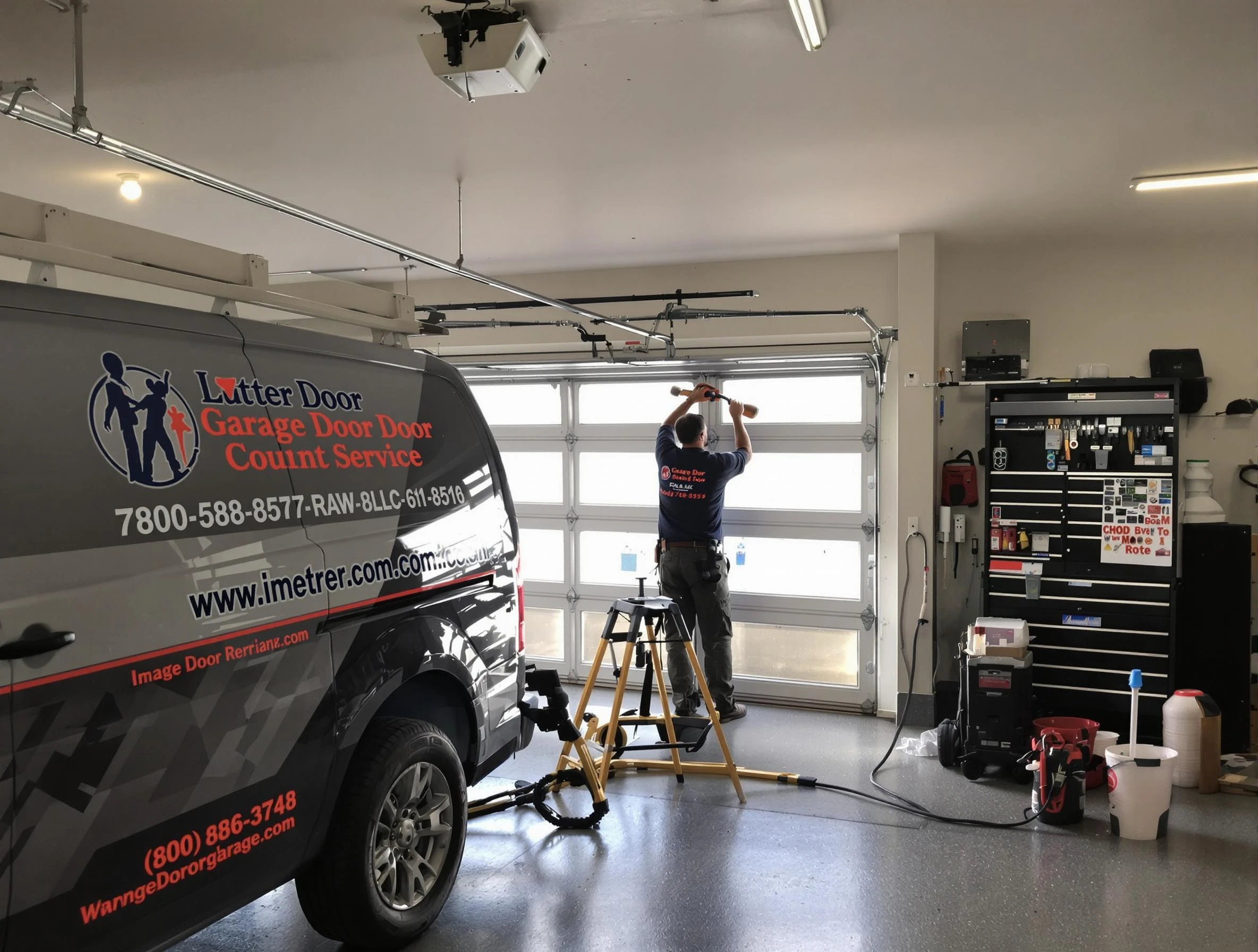 Ashland Garage Door Repair rapid response team performing same-day repair in Ashland